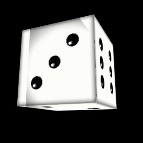 Dice 3 to Dice 1 動画素材 100730121