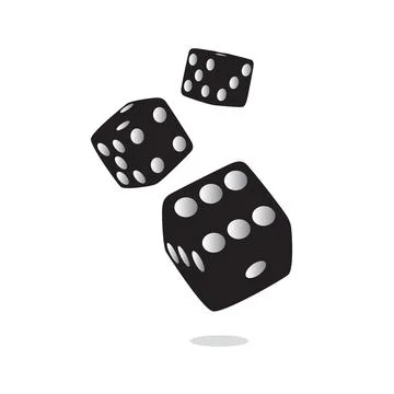 Dice 3D creative design Stock Illustration