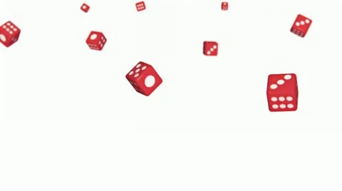 Dice animation Stock Footage 11107889