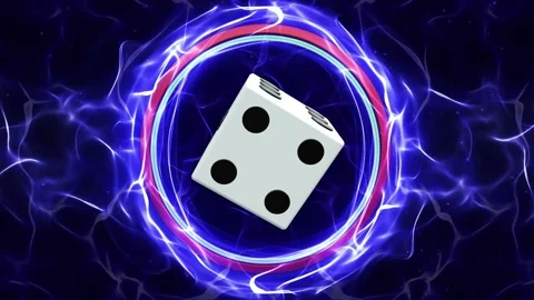 Dice Animation, Gambling Concept, Background, Loop Video stock 208905978