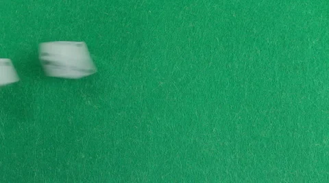 Dice Cards Roulette Sequence Stock Footage