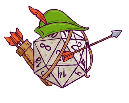 Dice d20 for Dnd Stock Illustration