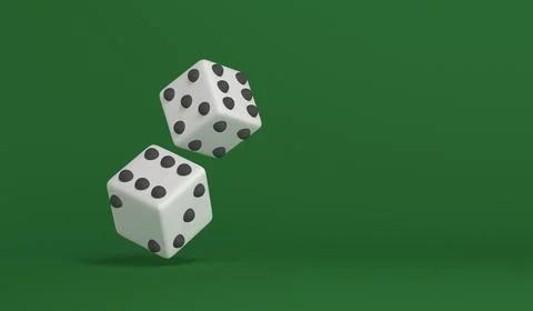 Dice fall Stock Illustration