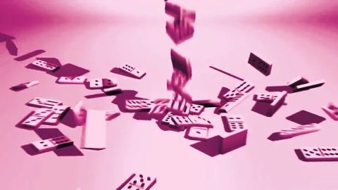 Dice Falling Animation  Video stock 234021075