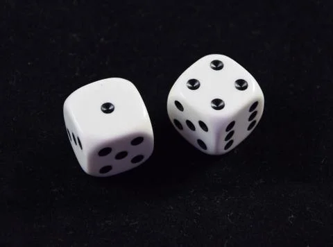 Dice Five Foto stock