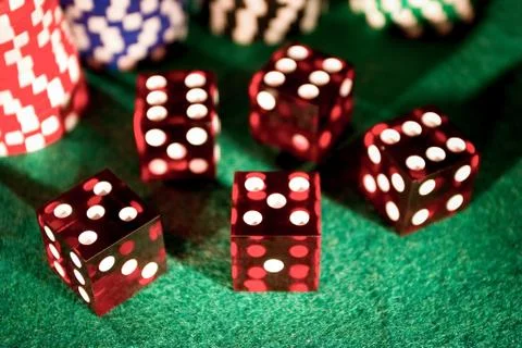 Dice, gambling Foto stock