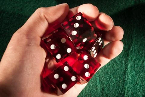 Dice, gambling Foto stock