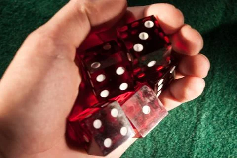 Dice, gambling Foto stock
