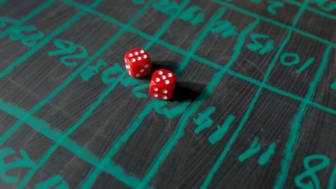 Dice for gambling Foto stock