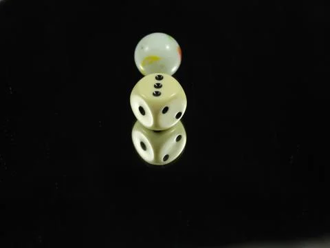 Dice game cube fun sides points numbers Stock-Fotos