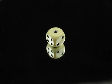 Dice game cube fun sides points numbers Stock Photos