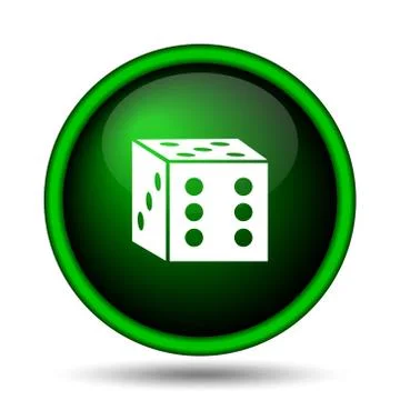Dice icon Illustrazione stock