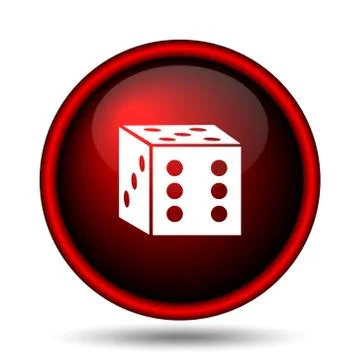 Dice icon Illustrazione stock