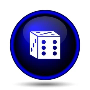 Dice icon Illustrazione stock