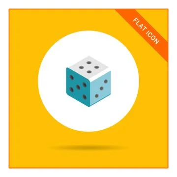 Dice icon Stock Illustration