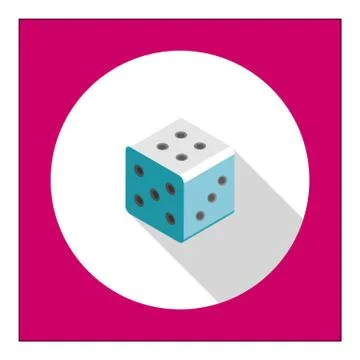 Dice icon 스톡 일러스트