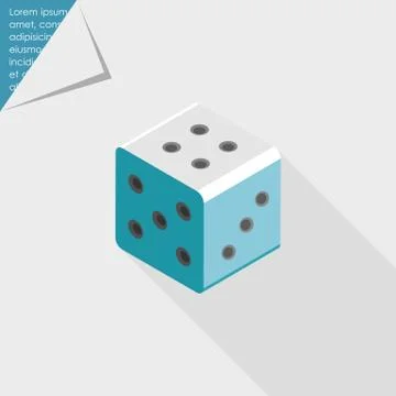 Dice icon 스톡 일러스트