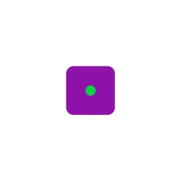 Dice Icon Vector Stock Illustration