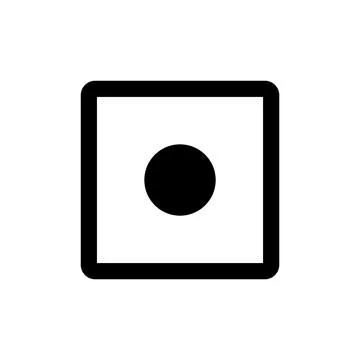 Dice icon vector Stock Illustration