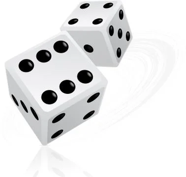 Dice illustration Stock Illustration