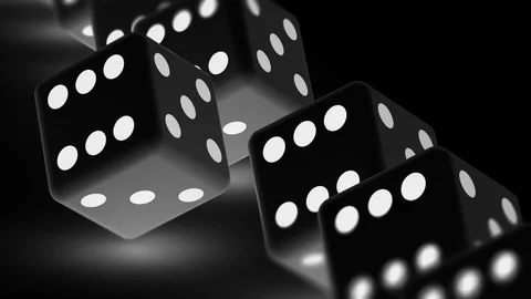 The dice. Looping footage has 4K resolution. Prores 4444. 3D Illustration. Stock Footage 102729954