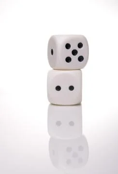 Dice Foto stock