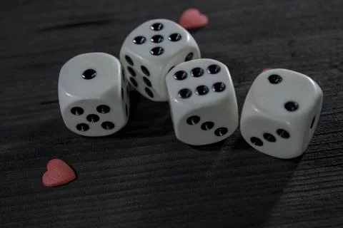 Dice Foto stock