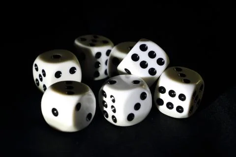 Dice for playing a game Stock Photos