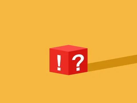 Dice of the problem icon, problem solving Stockillustratie