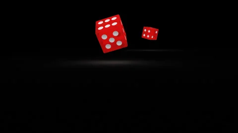 Dice Red 库存影片 37781134