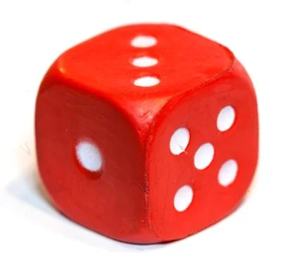 Dice red Foto stock