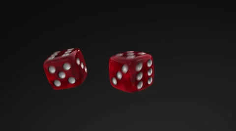 Dice Roll 1 and 5 Stock Footage 51756448