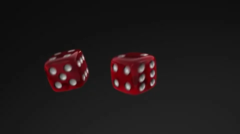 Dice Roll 3 and 2 Stock Footage 51758836