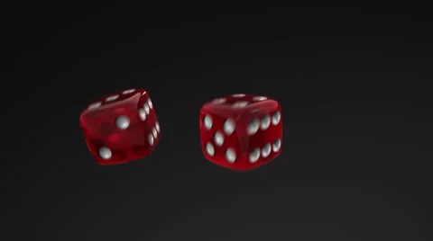 Dice Roll 4 and 4 Stock Footage 51757895