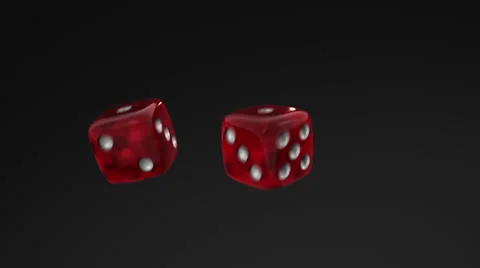 Dice Roll 6 and 1 Stock Footage 51760916