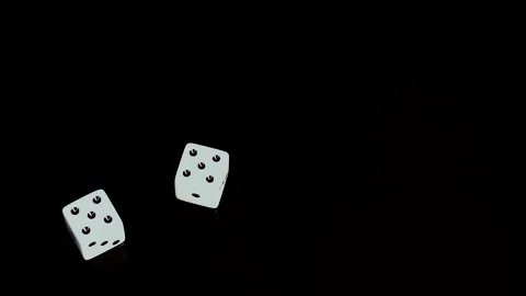 Dice Roll FIVE FIVE Video stock 134573392