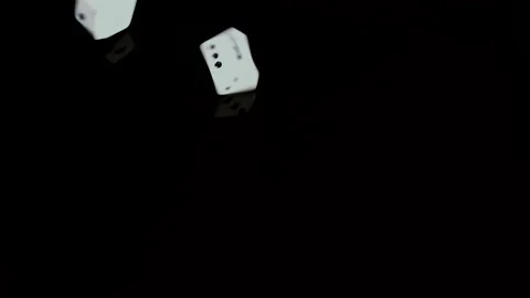 Dice Roll FOUR SIX Stock-Footage 134572248