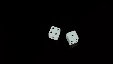 Dice Roll ONE FOUR Stock-Footage 134572660