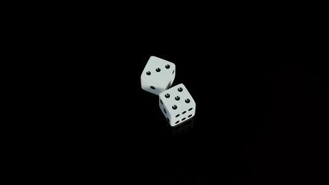 Dice Roll THREE FIVE Video stock 134573676