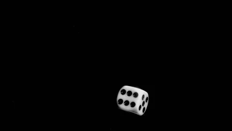 Dice is Rolled into Obscurity Stock Footage 300887303
