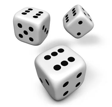 Dice Rolling Stock Illustration