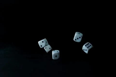 Dice rolling Stock Photos