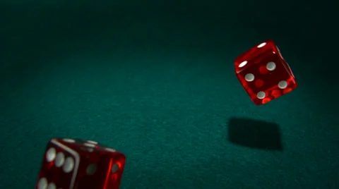 Dice rolling, Slow Motion Vidéo 27172858