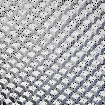 Dice Seamless Pattern Stock Photos