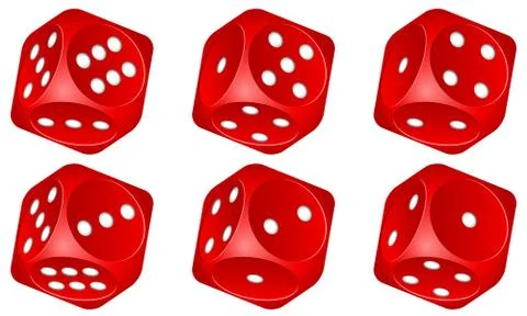 Dice set 2 Stock Illustration