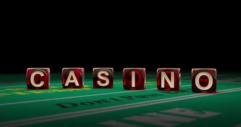 Dice Spell Casino Stock Footage 308737022