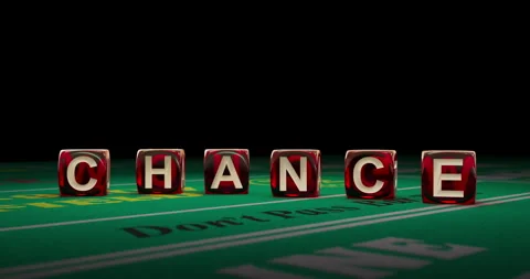 Dice spell Chance Stock Footage 308729262