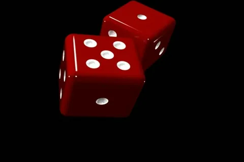Dice Transition Stock Footage 10870565