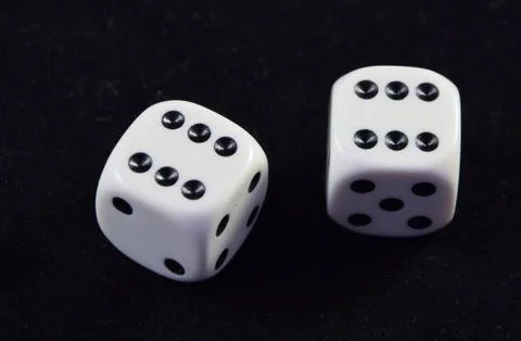 Dice twelve Stock Photos