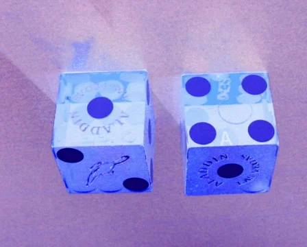 Dice twos closeup Stock Footage 95552